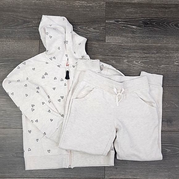 [Bundles] 3-Pack Girls Fleece Hoodie Sweatpants Set Cat&Jack Reebok - Picture 3 of 15